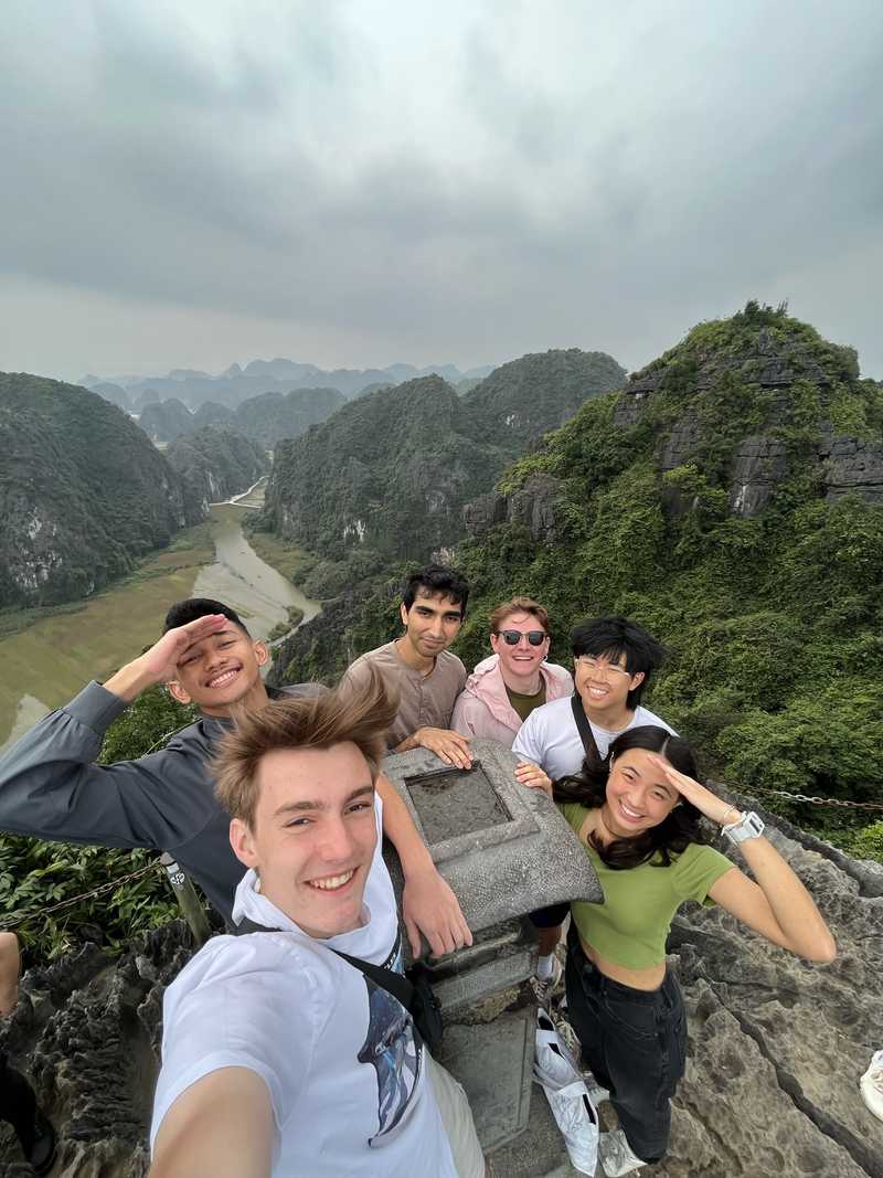 After lots of stairs 🏞️ - Ninh Binh