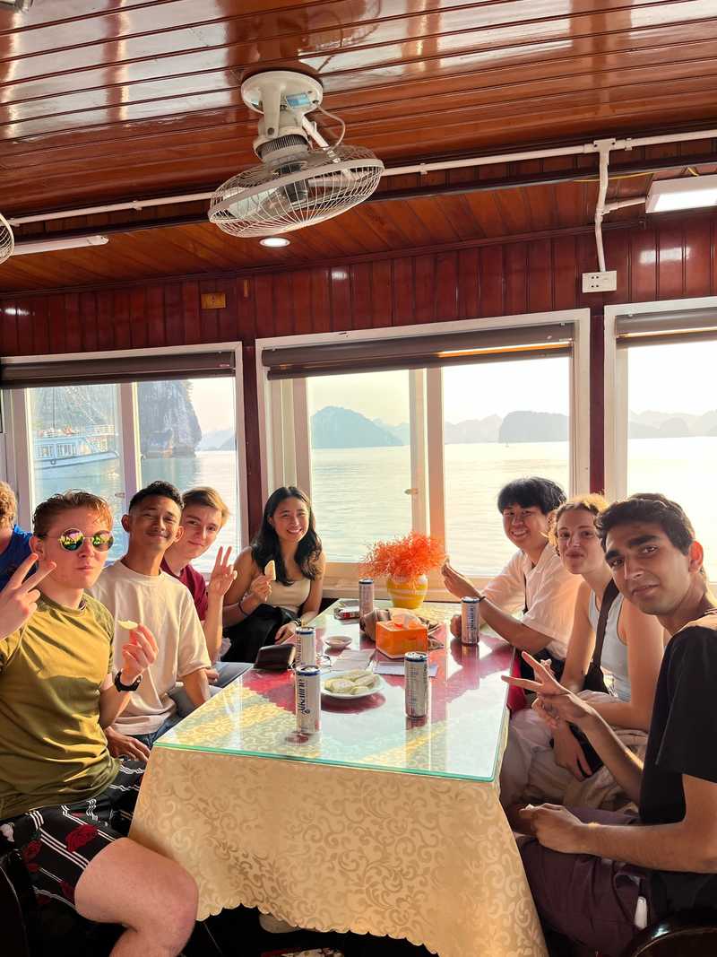 Cruise trip 🛳️ seeing ranges incredibly limestones - Ha Long Bay